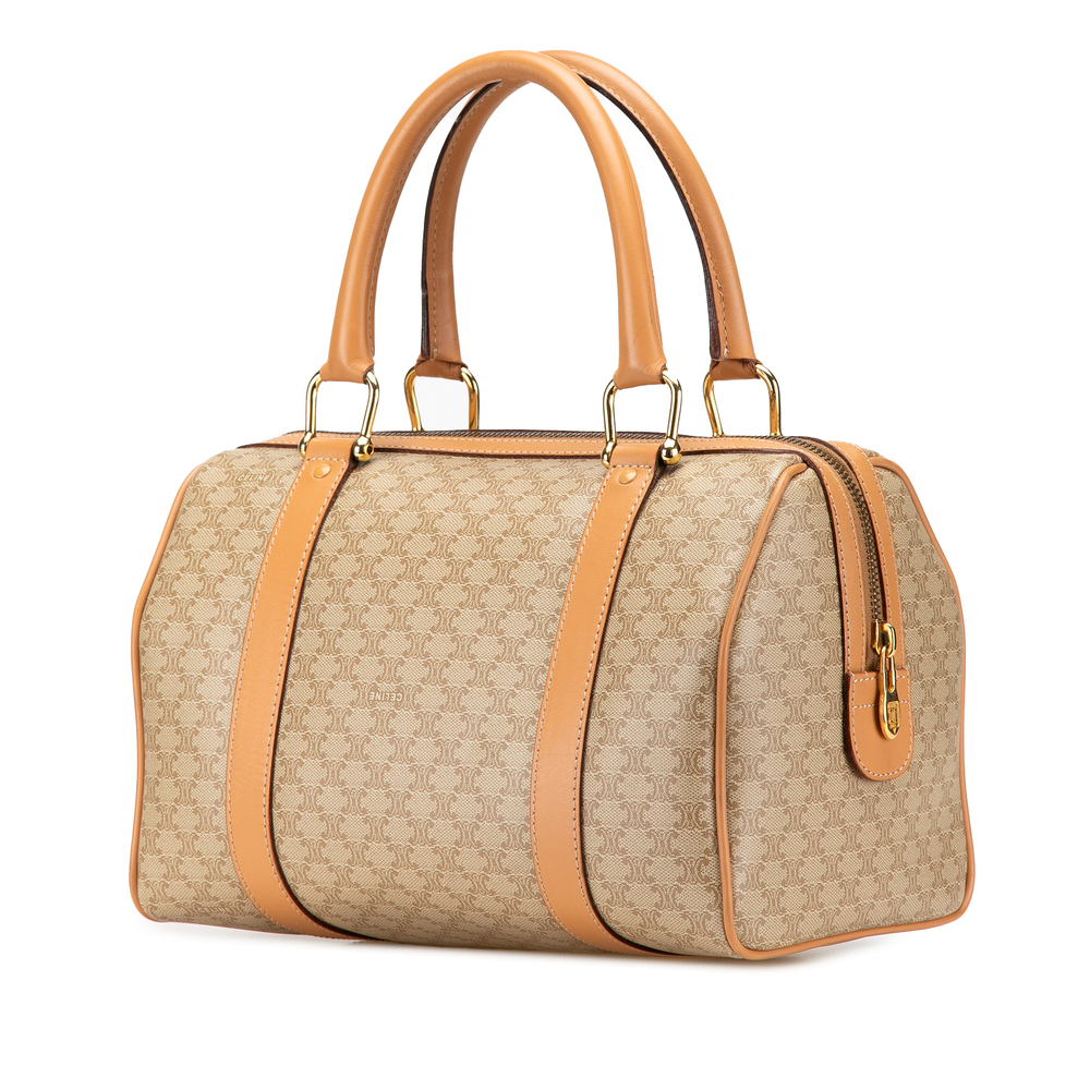 Pre-Loved Celine Macadam Coated Canvas Boston Bag - Picture 2 of 12
